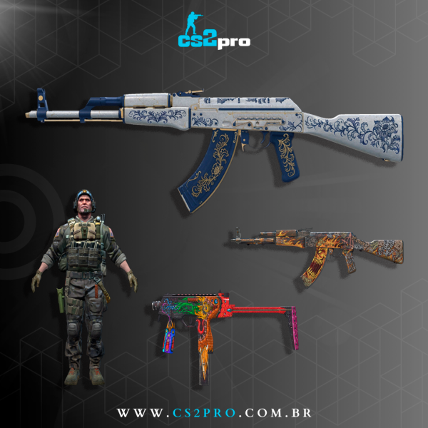 4 SKINS + R$50,00 NO PIX